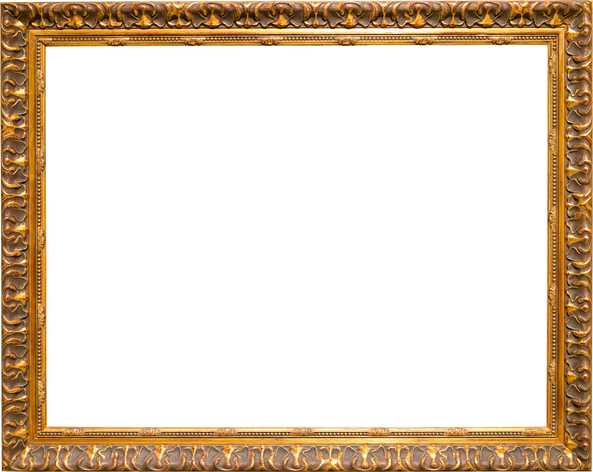 Ornamental Wooden Picture Frame Cutout